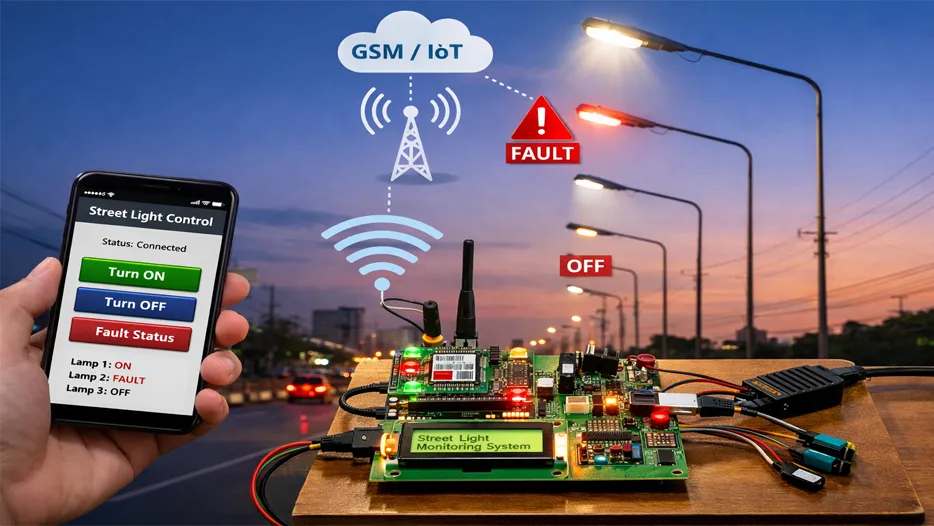 Smart Street Light Monitoring System